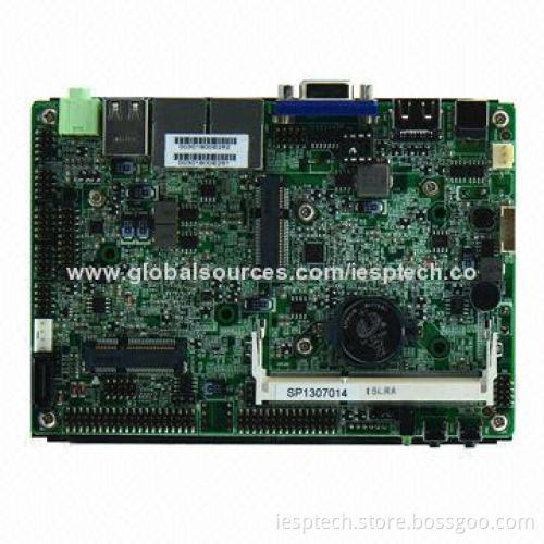 Embedded board computer, 3.5", N2600 CPU, 6 x COM, 2 x GLAN, VGA/HDMI/LVDS, MINI-PCIe, mSATA, 12V DC